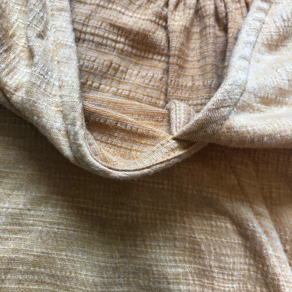 Cable & Gauge mustard yellow sleeveless wrap front shirt - Picture 3 of 7